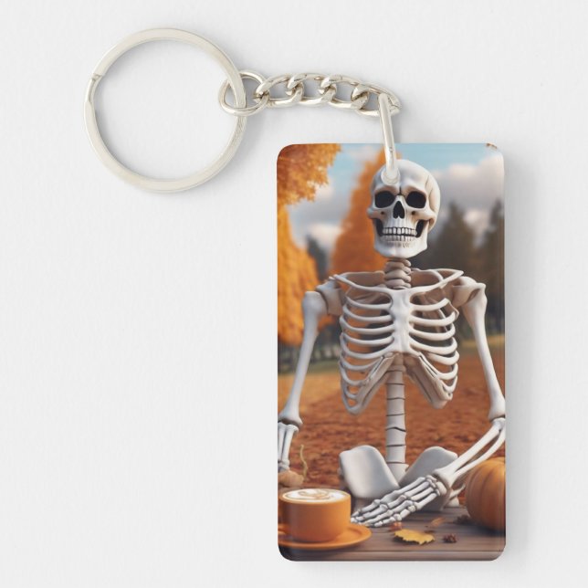 Porte-clefs Épices de citrouille  (Devant)