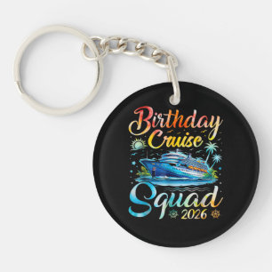 Porte-clefs Équipe de croisière d'anniversaire 2026