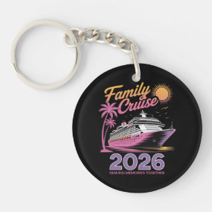 Porte-clefs Équipe de Croisière Familiale 2026 Voyage Correspo