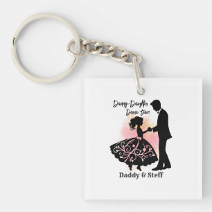 Porte-clefs Équipe de danse papa-fille