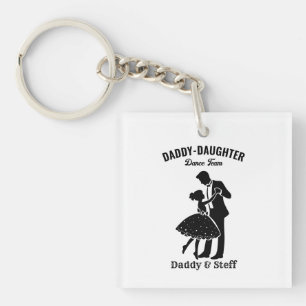 Porte-clefs Équipe de danse papa-fille (4) T-shirt