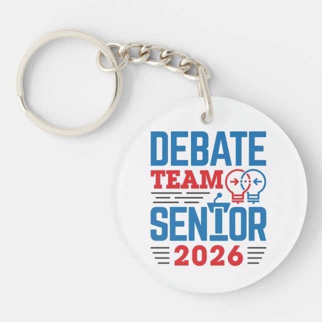 Porte-clefs Équipe de débat senior 2026 (Devant)