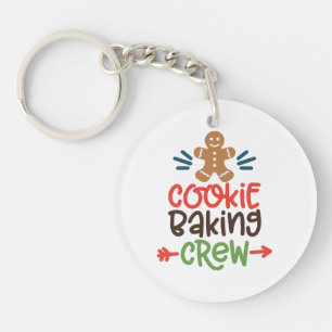 Porte-clefs Équipe de fabrication de biscuits de Noël 