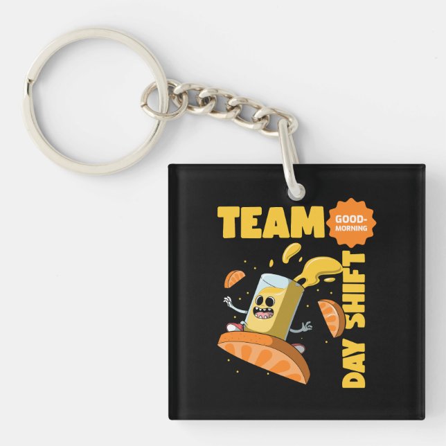 Porte-clefs Équipe de jour  (Devant)