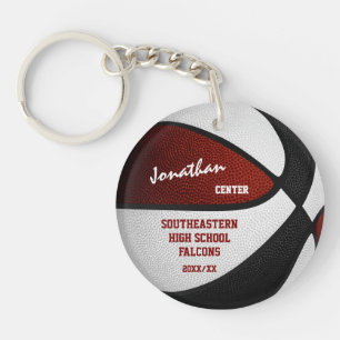 Porte-clefs équipe de maroon noir couleurs personnalisées bask