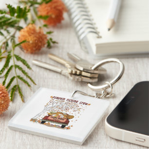 Porte-clefs Équipe de prélèvement citrouille
