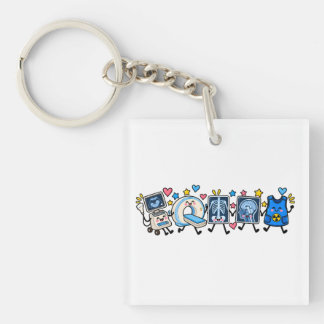 Porte-clefs Équipe de radiologie adorable pour les professionn