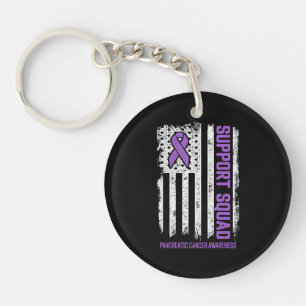 Porte-clefs Équipe de soutien du cancer pancréatique Cancer du