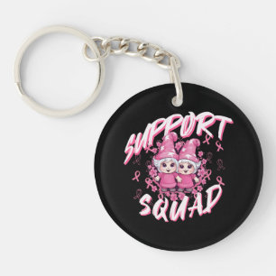 Porte-clefs Équipe de soutien Gnome Warrior Sensibilisation au