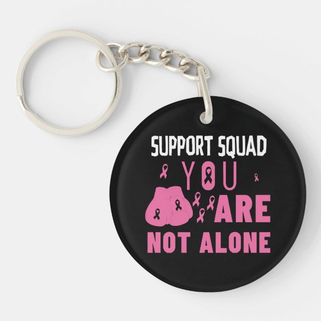 Porte-clefs Équipe de soutien Vous n'êtes pas seul (Devant)