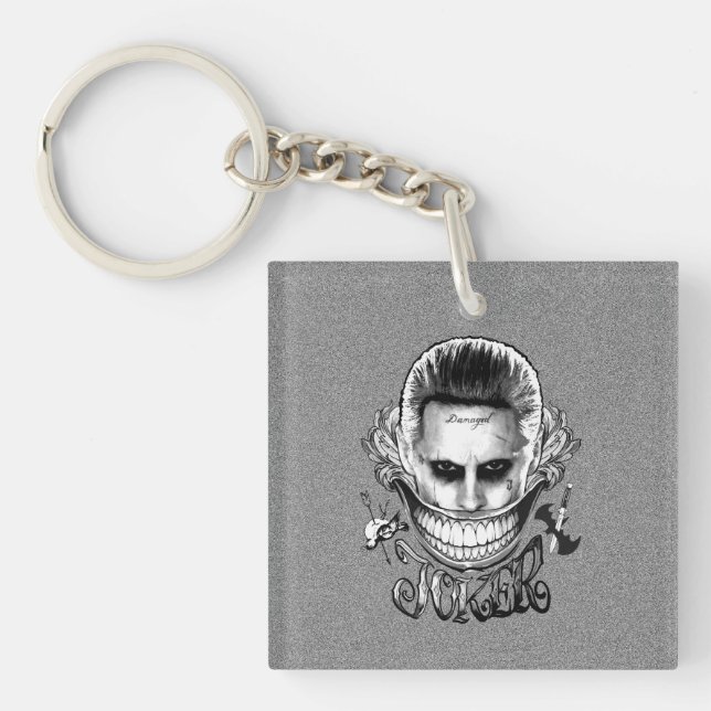Porte-clefs Équipe de suicide | Joker Smile (Devant)