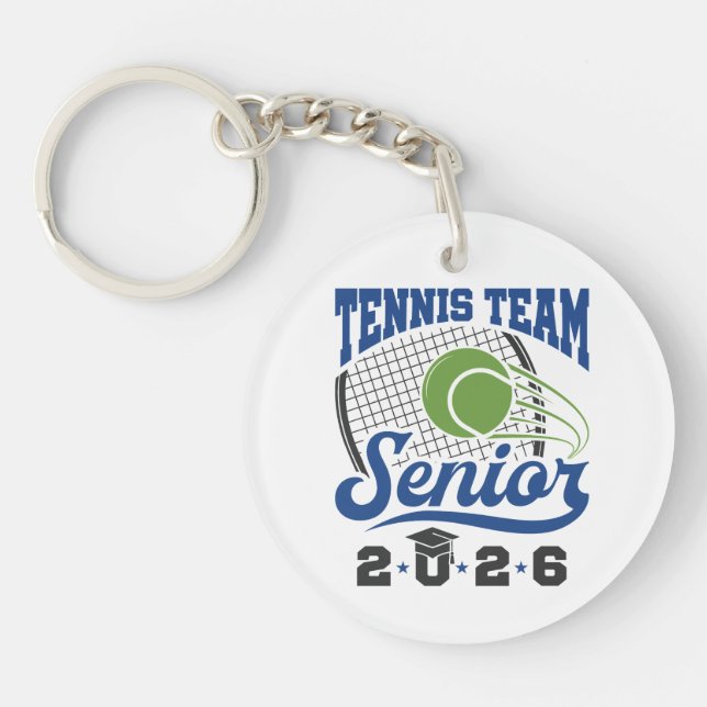 Porte-clefs Équipe de Tennis Classe supérieure de 2026 (Devant)
