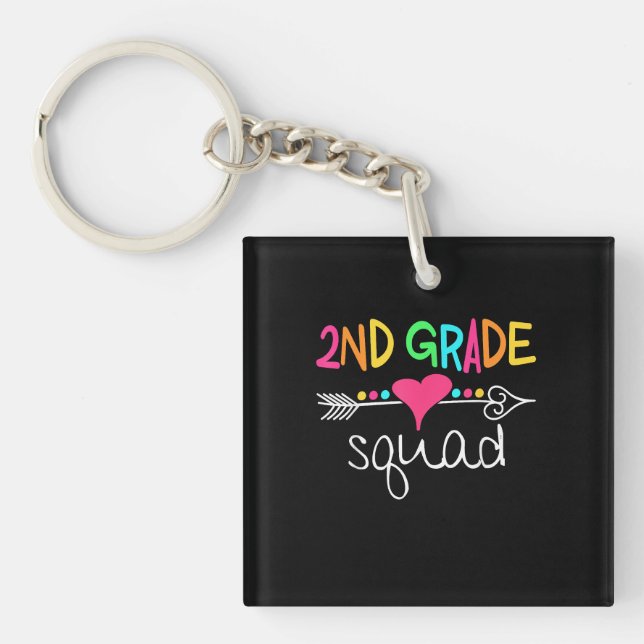 Porte-clefs Équipe d'élèves de 2e année (Devant)