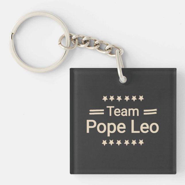 Porte-clefs équipe pape léon  (Devant)