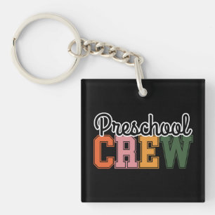 Porte-clefs Équipe préscolaire mignonne