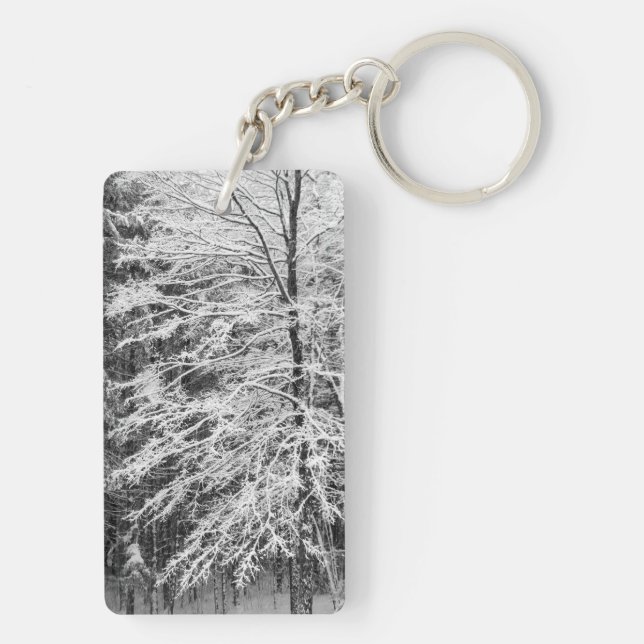 Porte-clefs Érable En Neige (Dos)