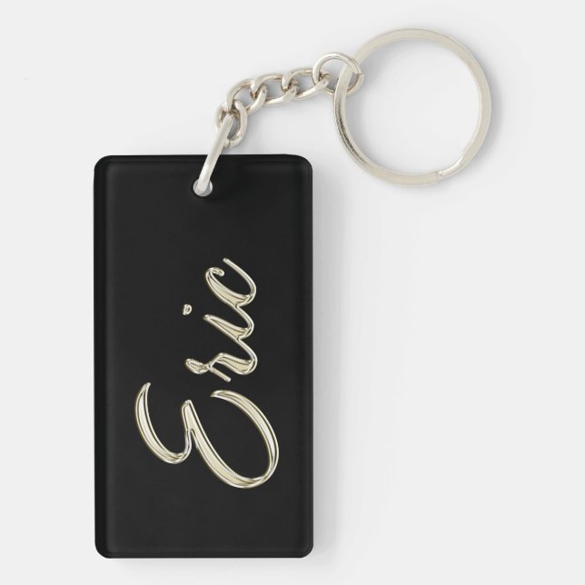 Porte-clefs Eric Name Whitegold (Dos)