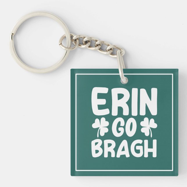Porte-clefs Erin Go Bragh St. Patrick's Day Design-60850 (Devant)