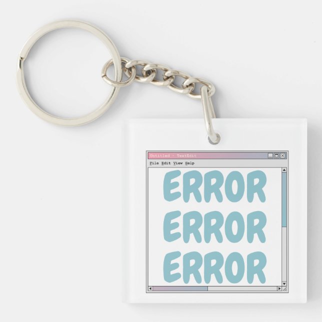 Porte-clefs erreur (Devant)