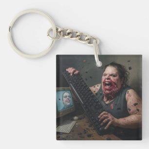 Porte-clefs Erreur de Rage : Défaillance du Système - Ctrl Alt