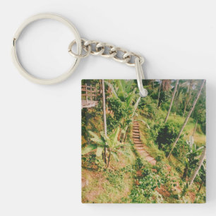 Porte-clefs Escalier de la forêt tropicale de Bali