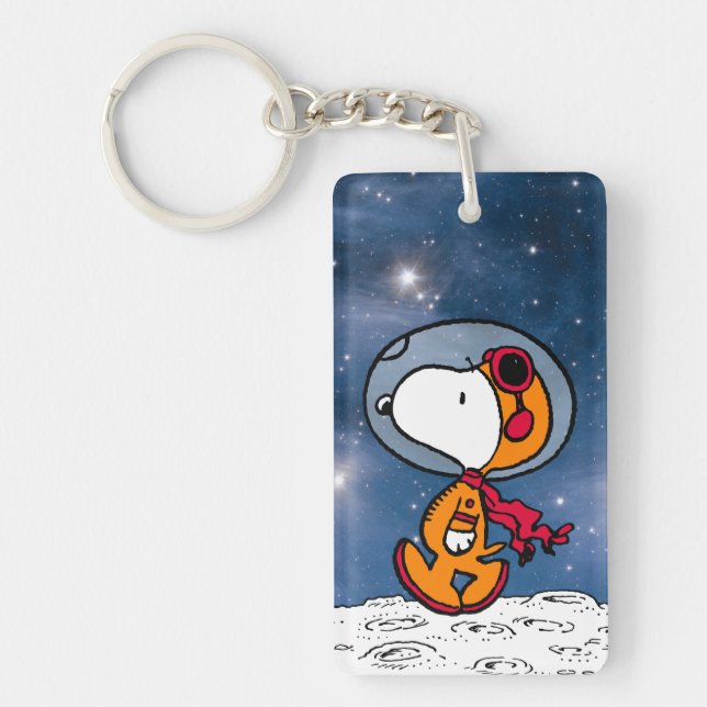 Porte-clefs ESPACE | Astronaute de Snoopy (Devant)