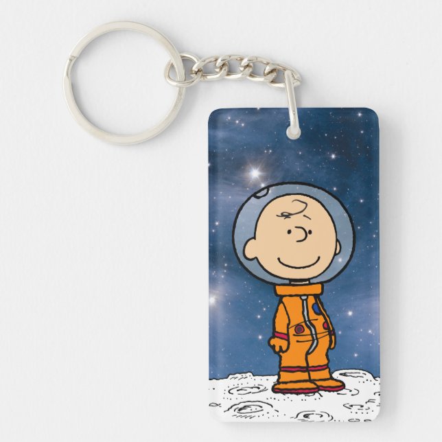 Porte-clefs ESPACE | Charlie Astronaut Brown (Devant)