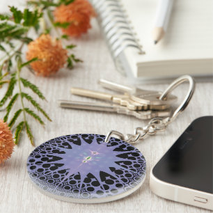 Porte-clefs Espace Violet