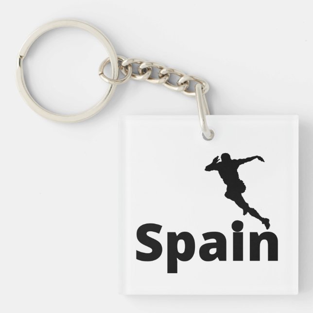 Porte-clefs Espagne Football (Devant)