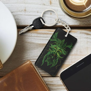 Porte-clefs Esprit Mystique de la Forêt Greenman Visage de Feu
