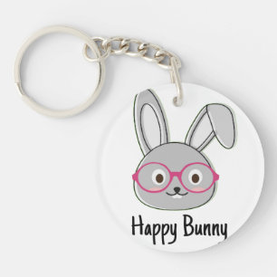 Porte-clefs Est-Ce Qu'Un Lapin A Dit, Porte - clé Acrylique
