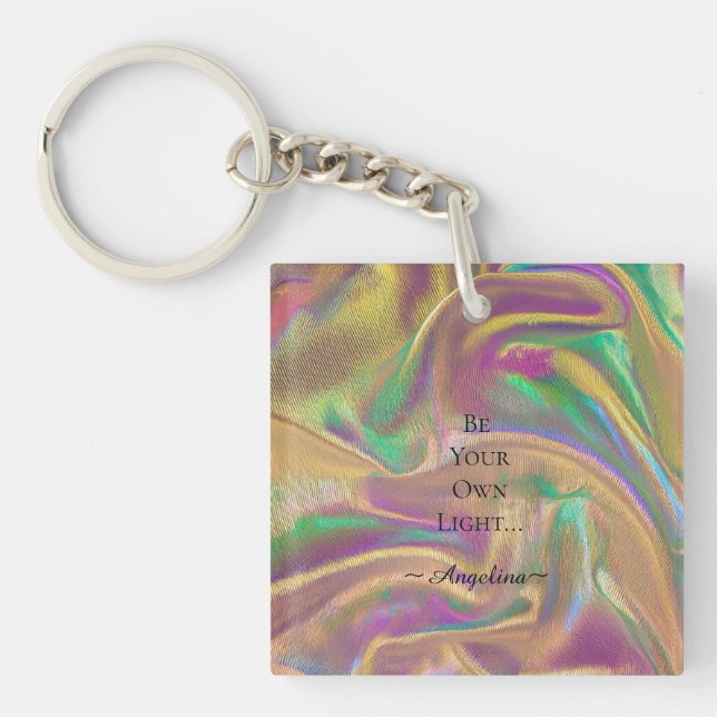 Porte-clefs Esthétique holographique (Devant)