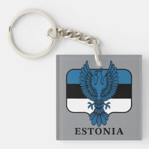 Porte-clefs Estonie Europe du Nord