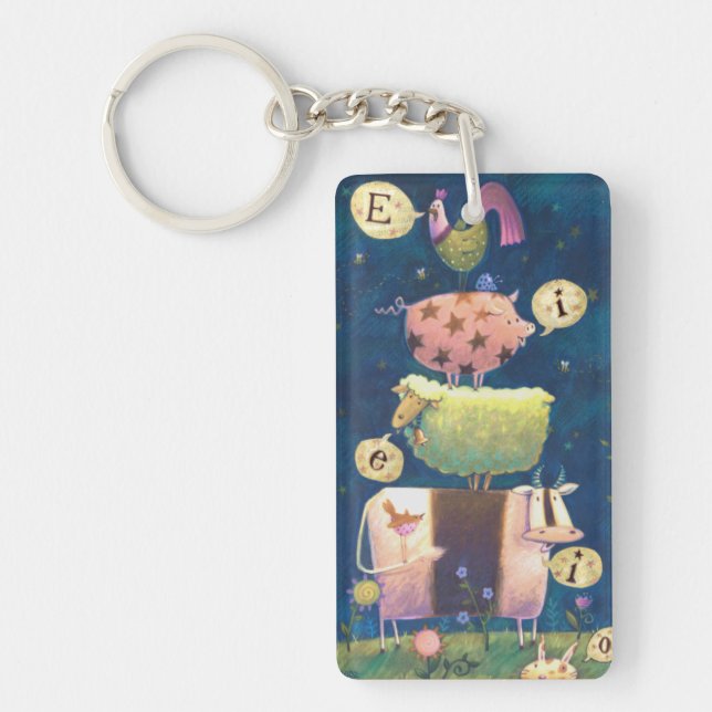 Porte-clefs Et à cette ferme (Devant)