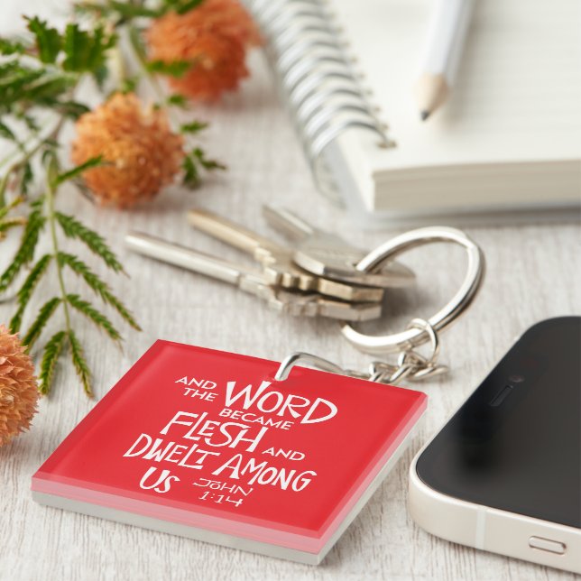 Porte-clefs Et la Parole devint Chair (Devant Droit)