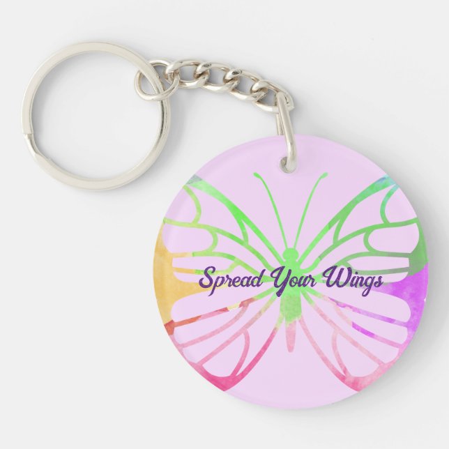 Porte-clefs Étaler Le Papillon De Vos Ailes (Devant)