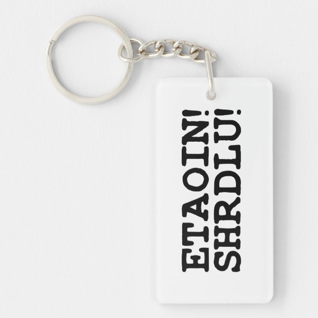 PORTE-CLEFS ETAOIN ! SHRDLU ! (Devant)