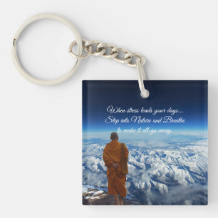 Porte-clefs Étape dans la nature
