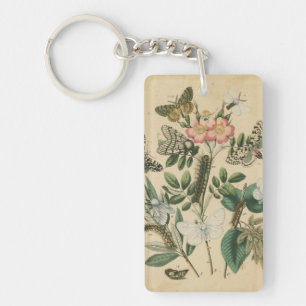 Porte-clefs Étapes de la vie de papillon par le studio de