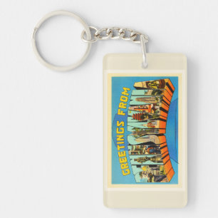 Porte-clefs État de souvenir de Vintage voyage de PA de