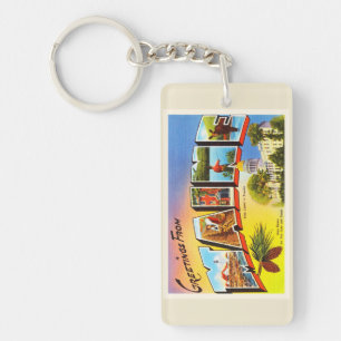 Porte-clefs État du Maine JE vieux souvenir de Vintage voyage