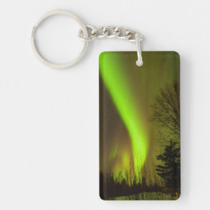 Porte-clefs États-Unis, Alaska, Chena Hot Springs. Vue d'Auror