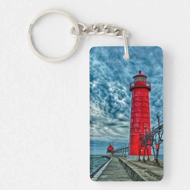 Porte-clefs États-Unis, Grand Haven, Michigan, phare (Devant)