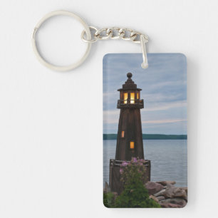 Porte-clefs États-Unis, Michigan. Décoration de jardin phare