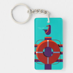 Porte-clefs Été coloré