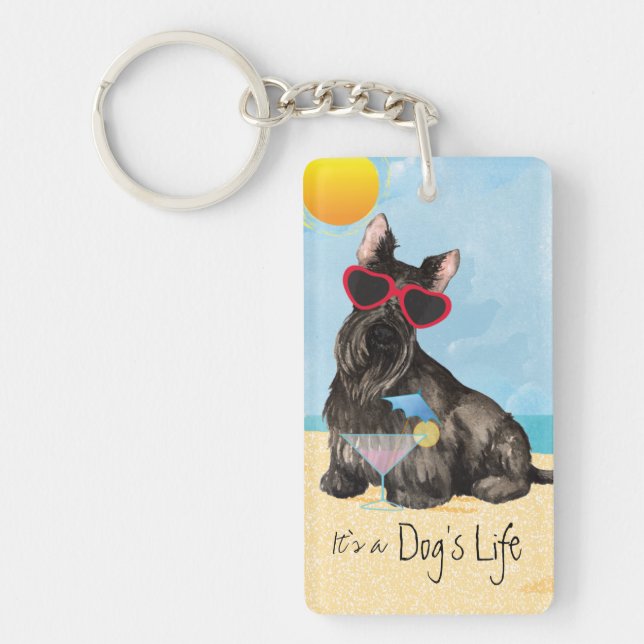 Porte-clefs Été écossais Terrier (Devant)