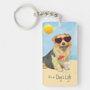 Porte-clefs Été Norfolk Terrier Porte - clé