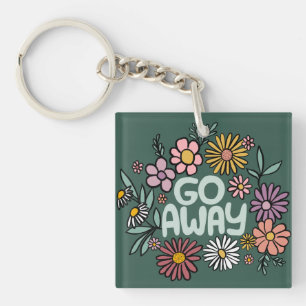 Porte-clefs ÉTEINDRE Funny Floral mignon Daisy Daisy Dessin À 