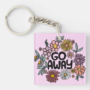Porte-clefs ÉTEINDRE Funny Floral mignon Daisy Daisy Dessin À 