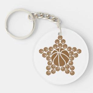 Porte-clefs Étoile de basket